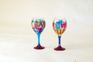 pair abstract wine